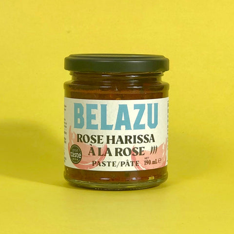 Belazu Rose Harissa Spice Paste, 190 ml glass jar