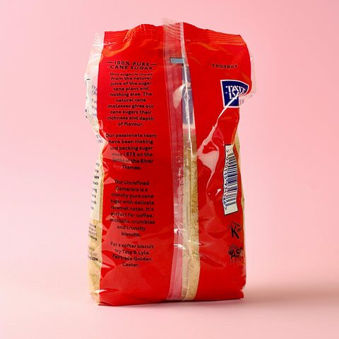 Tate & Lyle Demerara Sugar Back Panel