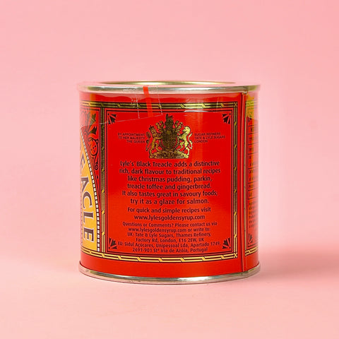 Tate and Lyle's Black Treacle Can Side Panel